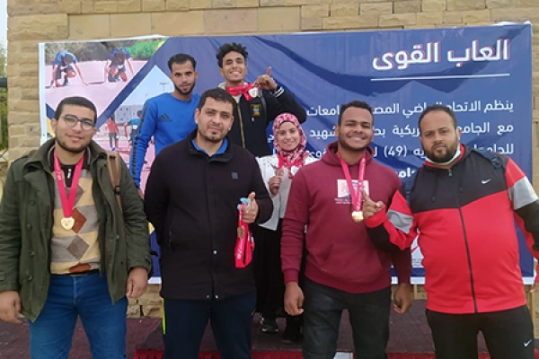 Benha University gets 10 Medals at Egyptian Universities Athletics Championship "El Refaee 49"
