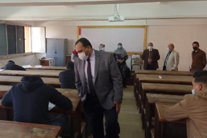 Prof. Tamer Samir inspects the First Semester Exams at Faculties of Science and Engineering "Benha"